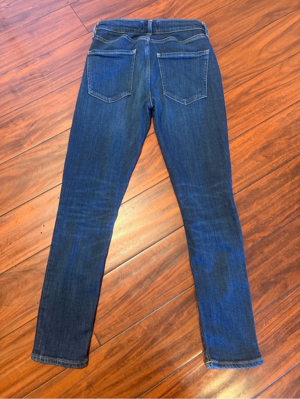 Agolde Indigo Slim High-Rise Skinny Jeans - Picture 5 of 10